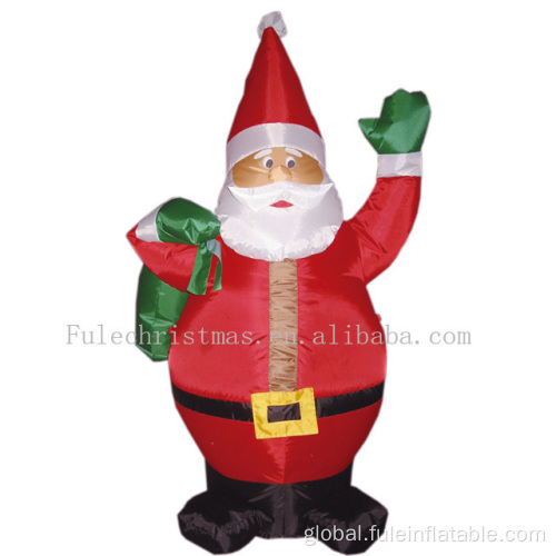 Inflatable Santa Happy holiday inflatable santa for Christmas decoration Supplier